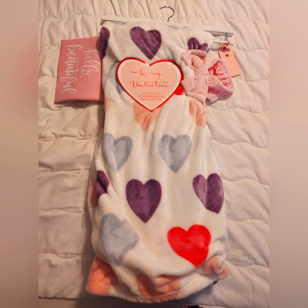 Valentine throw blanket